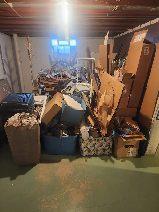 Roll-off dumpster container at job site for Yard Waste Dumpster Rental in Imperial